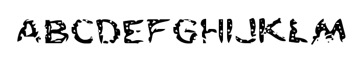 Flesh-Eating Comic Expanded Font LOWERCASE