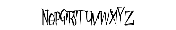 FleshDigster Font UPPERCASE