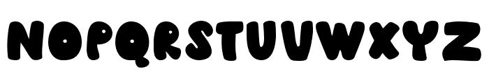 Fleshy Chubby Font UPPERCASE