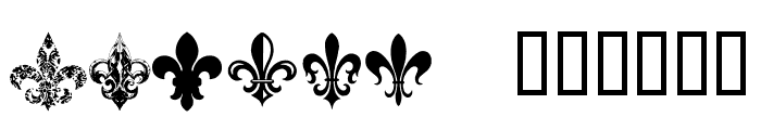 Fleur de Lys Regular Font UPPERCASE