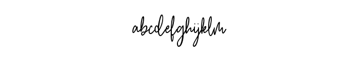 Fleurette Free Font LOWERCASE
