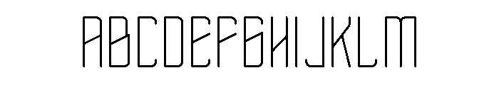 Flexus Light Font UPPERCASE