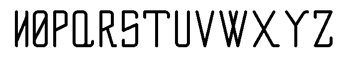 Flexus Font UPPERCASE