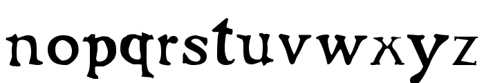 Flibustier Thin Font LOWERCASE