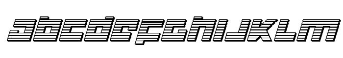 Flight Corps Chrome Italic Font LOWERCASE