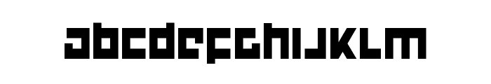 Flight Corps Condensed Font LOWERCASE