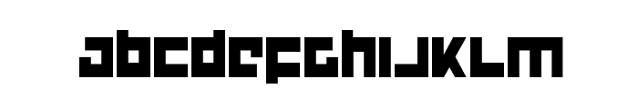 Flight Corps Condensed Font LOWERCASE