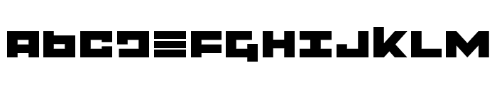 Flight Corps Expanded Font UPPERCASE