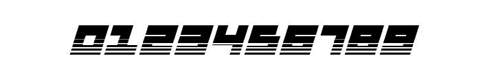 Flight Corps Halftone Italic Font OTHER CHARS