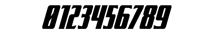 Flight Legion Condensed Italic Font OTHER CHARS