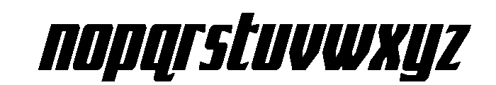 Flight Legion Condensed Italic Font LOWERCASE