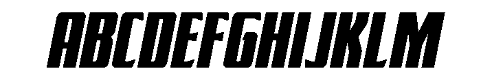 Flight Legion Condensed Font UPPERCASE