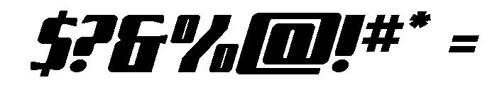 Flight Legion Expanded Font OTHER CHARS
