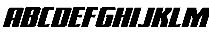 Flight Legion Expanded Font UPPERCASE