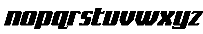 Flight Legion Expanded Font LOWERCASE