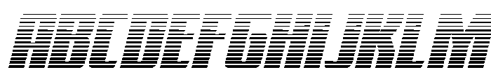 Flight Legion Gradient Font UPPERCASE