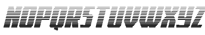 Flight Legion Gradient Font UPPERCASE