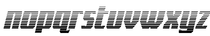 Flight Legion Gradient Font LOWERCASE