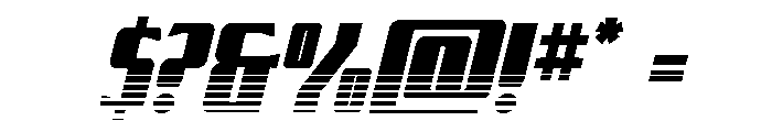 Flight Legion Halftone Font OTHER CHARS