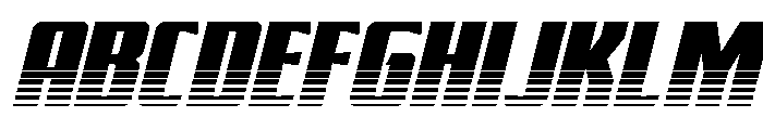 Flight Legion Halftone Font UPPERCASE