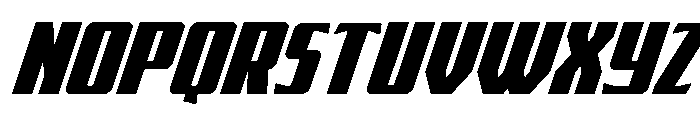 Flight Legion Italic Font UPPERCASE