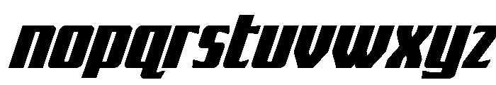 Flight Legion Italic Font LOWERCASE