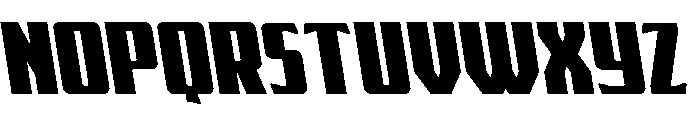 Flight Legion Semi-Leftalic Font UPPERCASE