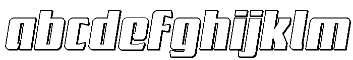 Flight Legion Semi-Straight 3D FONT