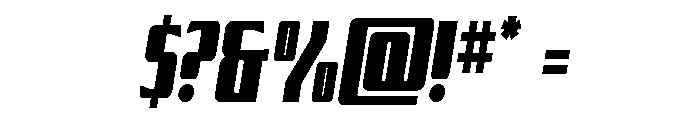 Flight Legion SemiStraight Con Font OTHER CHARS