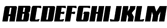 Flight Legion SemiStraight Exp Font UPPERCASE