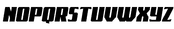 Flight Legion SemiStraight Exp Font UPPERCASE