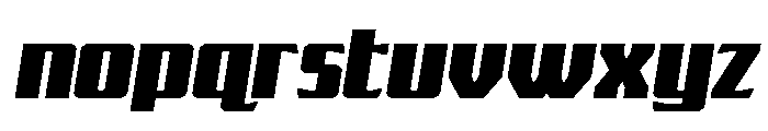 Flight Legion SemiStraight Exp Font LOWERCASE