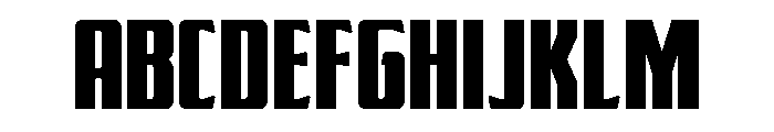 Flight Legion Straight Condens Font UPPERCASE