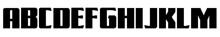 Flight Legion Straight Expand Font UPPERCASE
