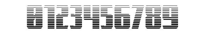 Flight Legion Straight Gradien Font OTHER CHARS