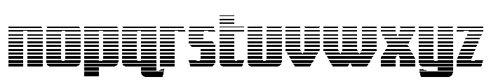 Flight Legion Straight Gradien Font LOWERCASE