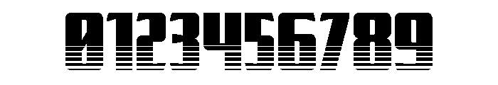 Flight Legion Straight Halfton Font OTHER CHARS