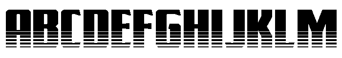 Flight Legion Straight Halfton Font UPPERCASE