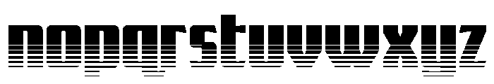 Flight Legion Straight Halfton Font LOWERCASE
