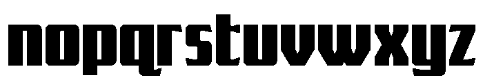 Flight Legion Straight Font LOWERCASE
