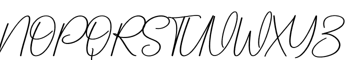 Flight Font UPPERCASE