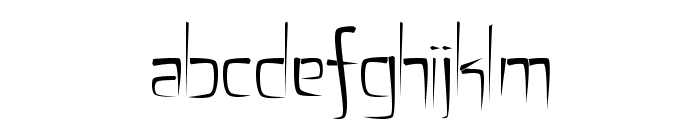 Flimsy Stave Font LOWERCASE