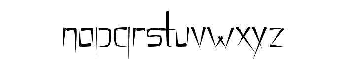 Flimsy Stave Font LOWERCASE