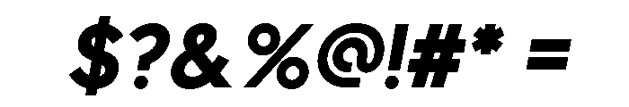 Flipahaus Bold Italic Font OTHER CHARS