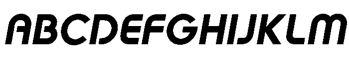 Flipahaus Bold Italic Font UPPERCASE