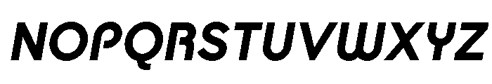 Flipahaus Bold Italic Font UPPERCASE