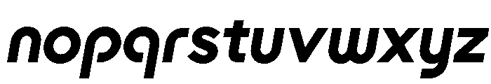 Flipahaus Bold Italic Font LOWERCASE