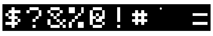 Flipped Regular Font OTHER CHARS
