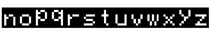 Flipped Regular Font LOWERCASE