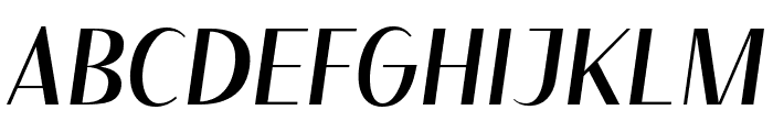 Floane Regular Italic Font UPPERCASE